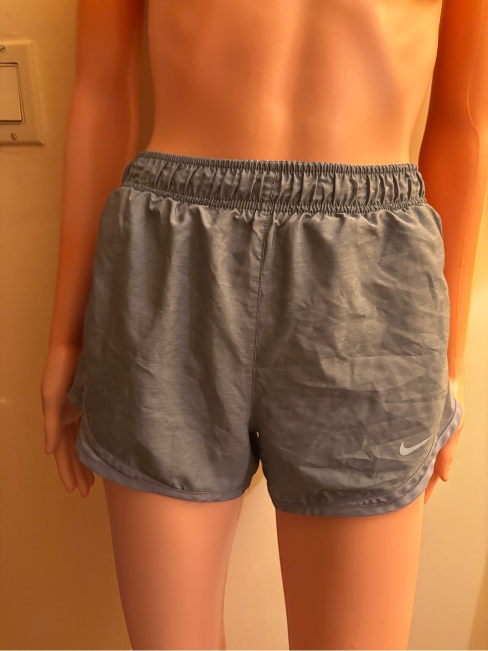 Nike Women’s Light Gray Athletic Running Shorts